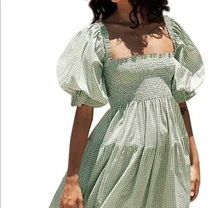 R.Vivimos Summer Plaid Dress NWOT